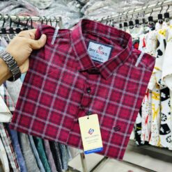 Cotton full Sleeve Check Shirt for Men's